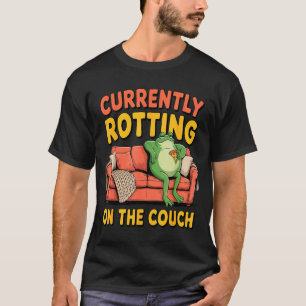 Derzeit auf dem Sofa verrottend lustiger fauler Fr T-Shirt