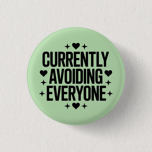 Derzeit jeden Meiden Design Button (Vorderseite)