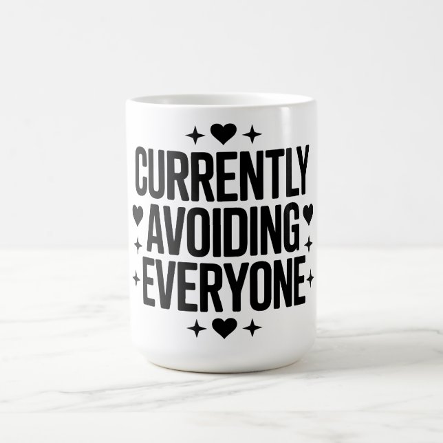 Derzeit jeden Meiden Design Kaffeetasse (Mittel)