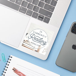 Derzeit lesen Podcast Art Decal Aufkleber