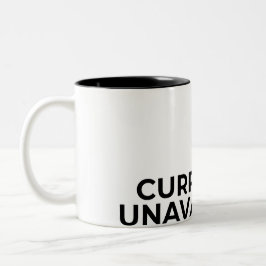 Derzeit nicht verfügbar Lustiger minimalistischer Zweifarbige Tasse