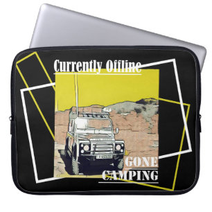 Derzeit Offline Gone Camping Auto Laptop-Sieb Laptopschutzhülle