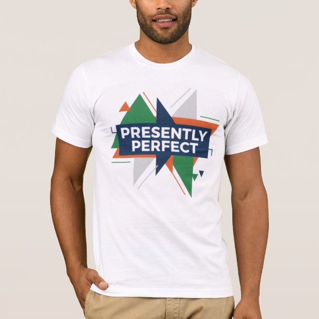 Derzeit perfektes abstraktes modernes Design-T-Shi T-Shirt (Vorderseite)