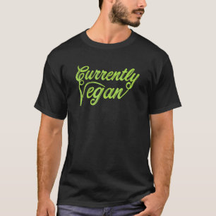 Derzeit vegan vegetarische Bohnen Nüsse Lebensmitt T-Shirt