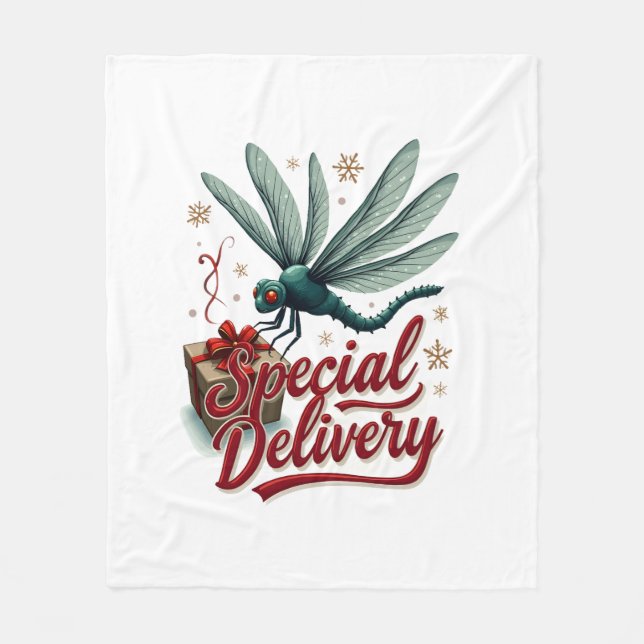 Derzeitige Delivery Dragonfly Fleecedecke (Vorderseite)