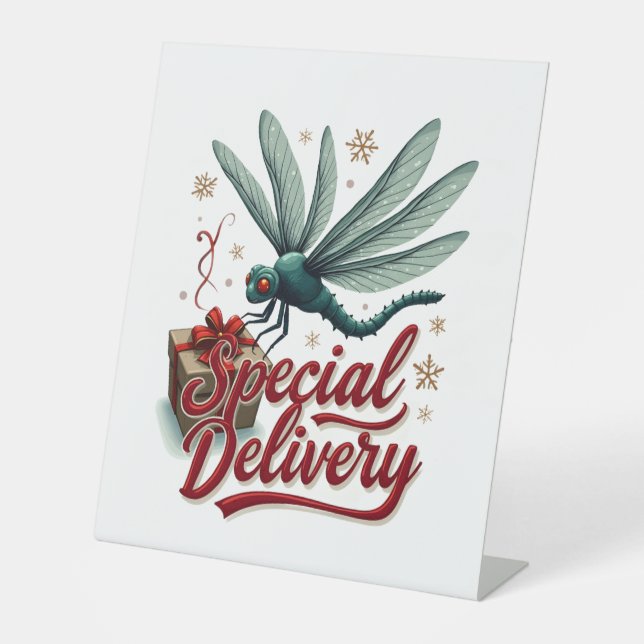 Derzeitige Delivery Dragonfly Sockelschild (Vorderseite)