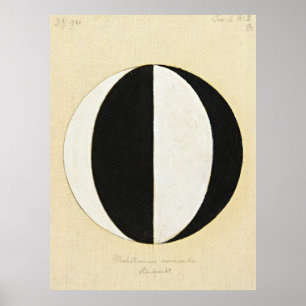 Derzeitiger Stand von Mahatmas durch Hilma af Klin Poster