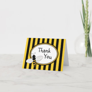 Des abeilles en effervescence Merci Cartes de note