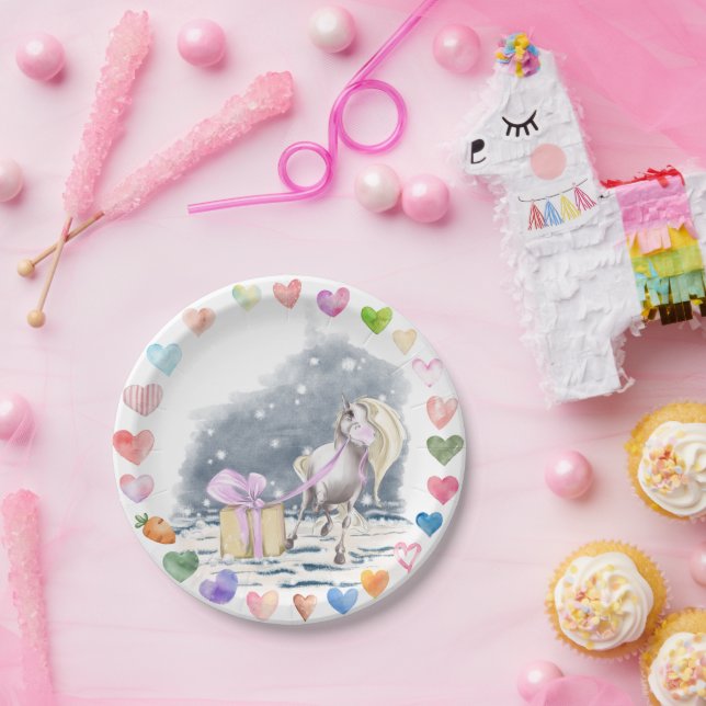 Des assiettes en carton pour l'anniversaire des en (Fête)