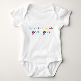 Des Babys ersten fasst Goo, Goo Google-T - Shirt
