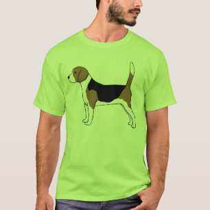 Des Beagle- niedlicher cooler Eckzahn T-Shirt
