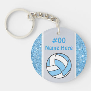 Des cadeaux de volley-ball personnalisés en bleu c