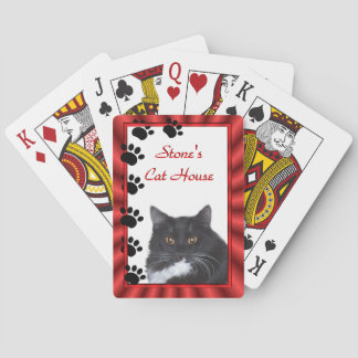 Des cartes de jeu de voies de chat - personnalisez