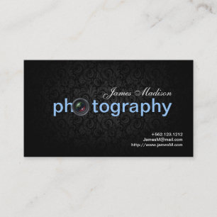 Des Cartes de visite élégants de Damask photogra