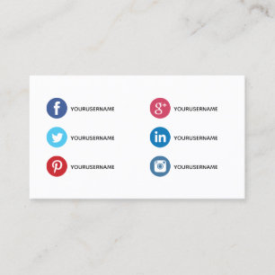 Des cartes de visite simples pour un expert des m