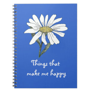 Des choses qui me rendent heureux Carnet