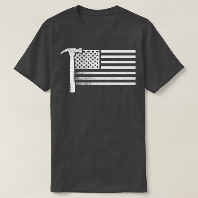 des Coolen Shirts der US-Flagge (Design vorne)
