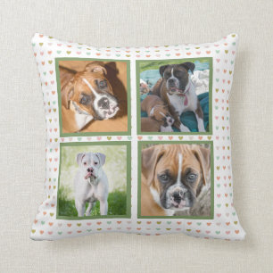 Des coussins de photo d'animal familier - faites