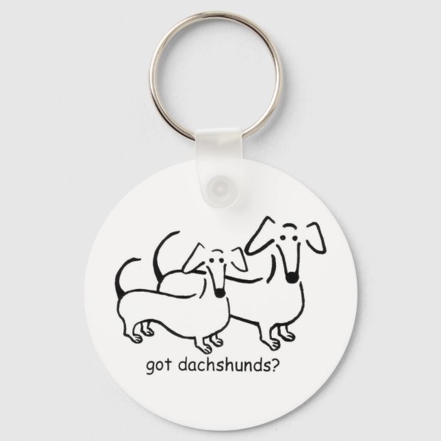 des dachshunds ? Porte-clés (Recto)
