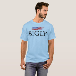 Des Etats-Unis T-shirt de drapeau bigly