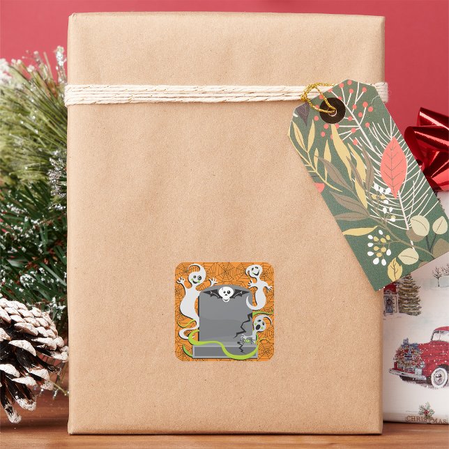 Des Fantômes Sur Des Stickers Tombstone (Créateur téléchargé)