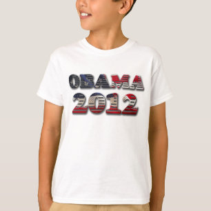 Des Flaggen-Kindes Obama 2012 der T - Shirt