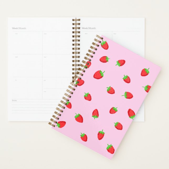 Des Fraise Planner (Devant avec enveloppe)