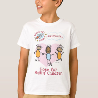 Des Haitis des Thalias "Hoffnung für Kinder" Shirt