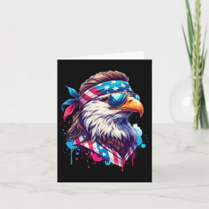 Des Juli Patriotischer Lustiger Adler 4. Juli Usa  Karte