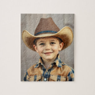 Des kleinen Ranchers erstes Rodeo-Jigsaw-Puzzle
