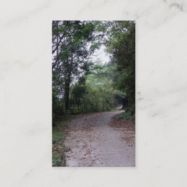 Des Lebens der Weg-/der Natur Weg-Visitenkarten Visitenkarte (Vorderseite)