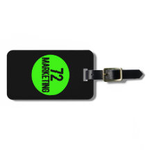 des Logoschwarzgepäckumbaus des Marketings 72