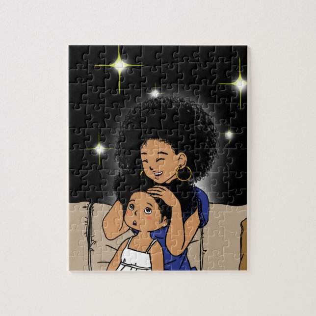 Des mamans, mes cheveux sont-ils bons ? Puzzle (Vertical)