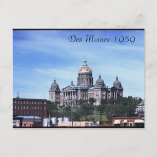 Des Moines 1959 Postkarte