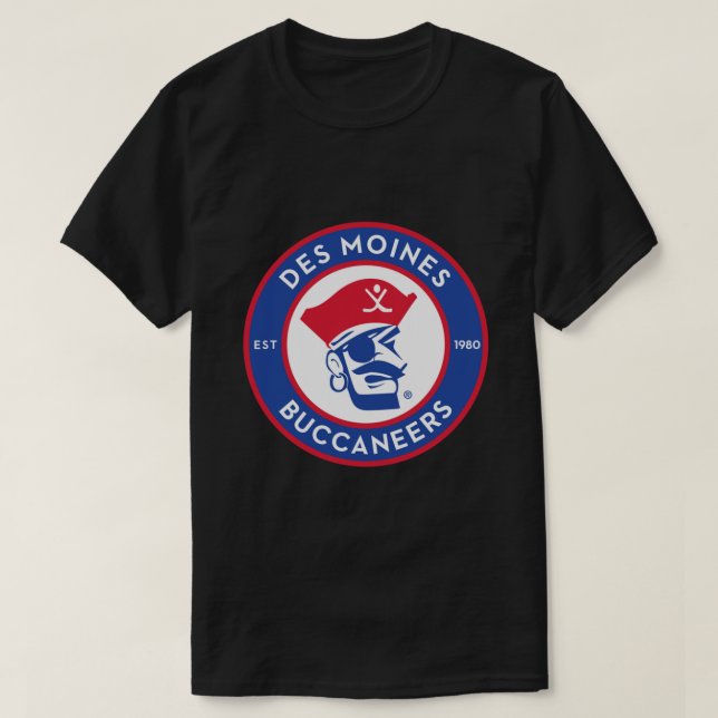 Des Moines Buccaneers Classic T - Shirt (Design vorne)
