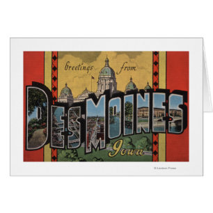 Des Moines, Iowa - grandes scènes de lettre