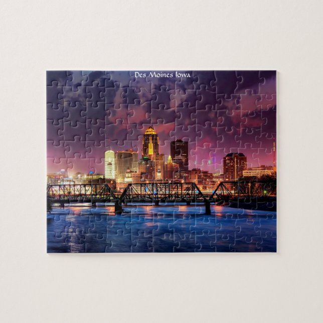 Des Moines Iowa. Jigsaw Puzzle (Horizontal)