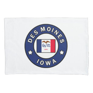 Des Moines Iowa Kissenbezug