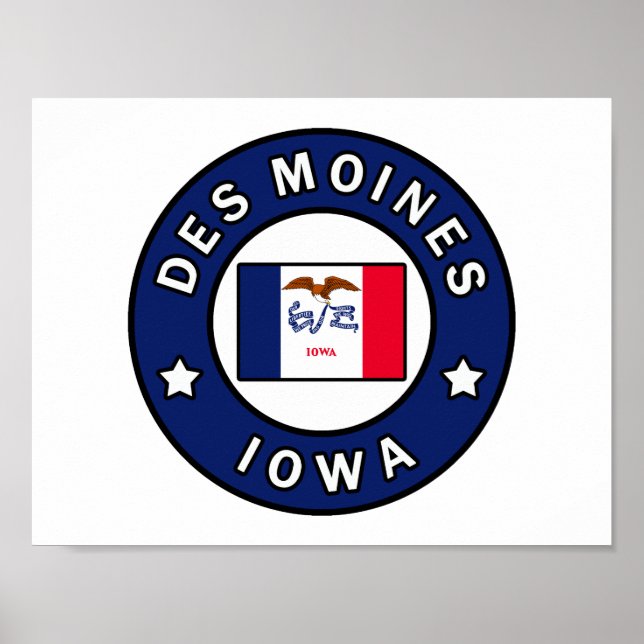 Des Moines Iowa Poster (Vorne)