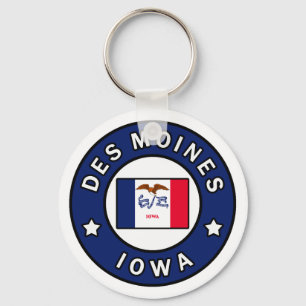 Des Moines Iowa Schlüsselanhänger