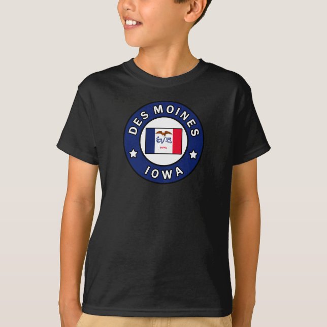 Des Moines Iowa T-Shirt (Vorderseite)