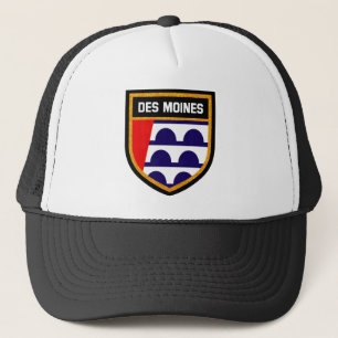 Des- Moinesflagge Truckerkappe