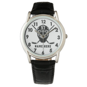 Des montres de hockey personnalisées pour les gar