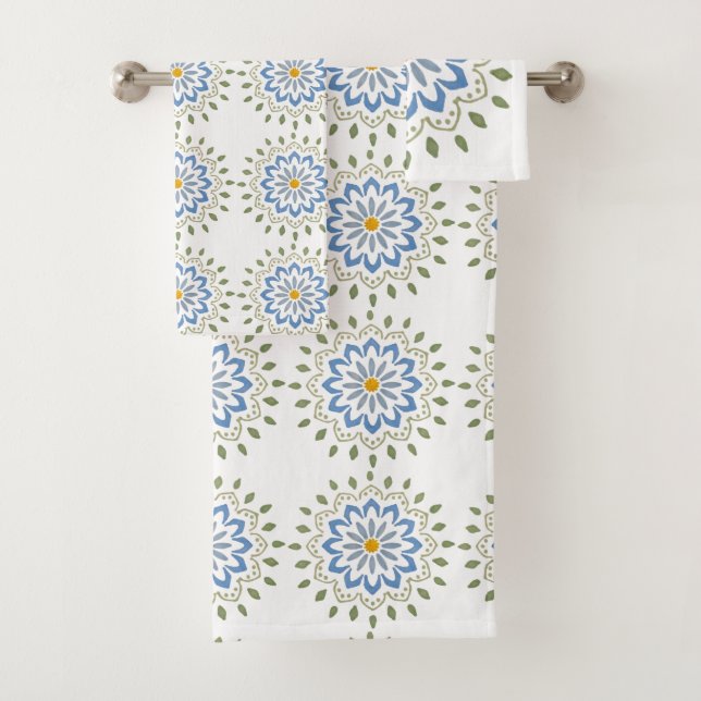 Des motifs floraux colorés (En situation)