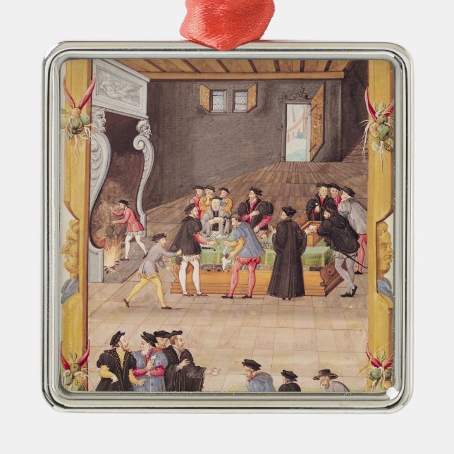 Des Notar-und des Königs Sekretärs Silbernes Ornament (Vorne)