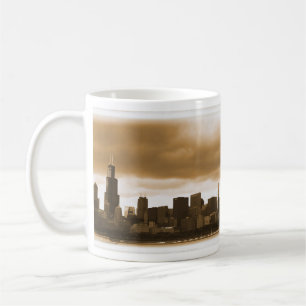 Des Nuages De Tempête Se Rassemblent Sur La Mug De
