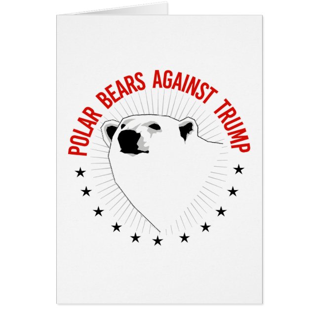 Des ours polaires contre Trump (Devant)