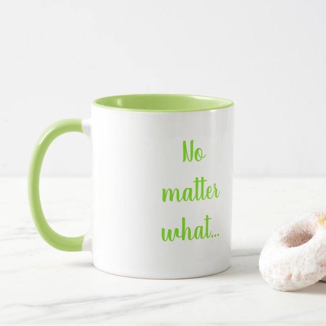 Des paroles inspirantes que j’ai cette Mug (Avec donut)