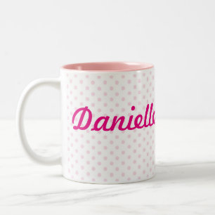 Des Polkapunktes ♥ TASSE ♥ DANIELLE rosa girly