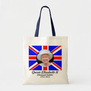 Des Porträtjubiläums der Königin Elizabeth Tragetasche